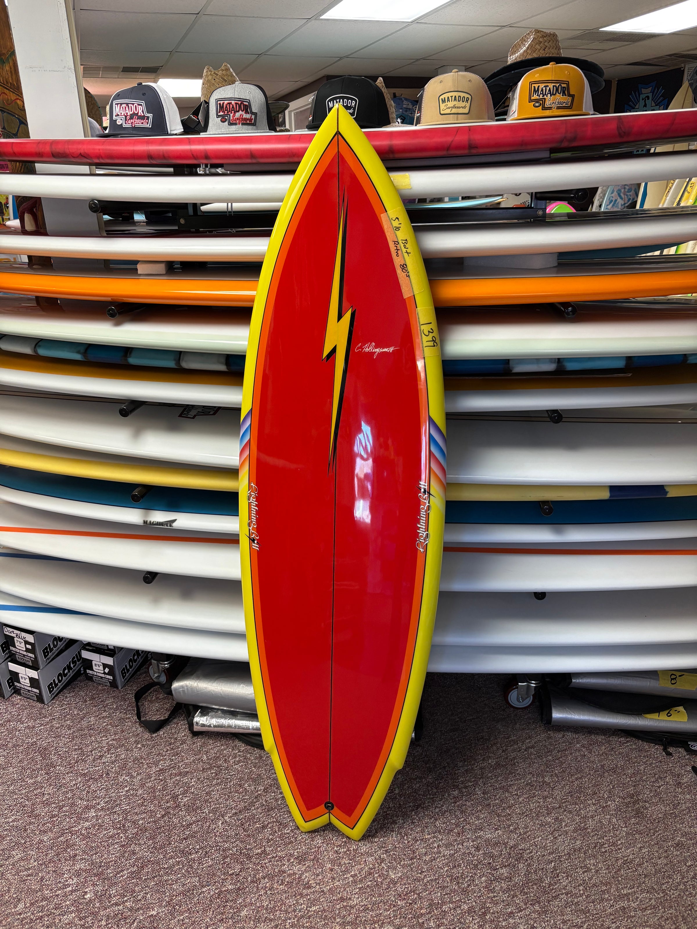 Vintage Surfboards | GERRY LOPEZ LIGHTING BOLT MID 1970's 7