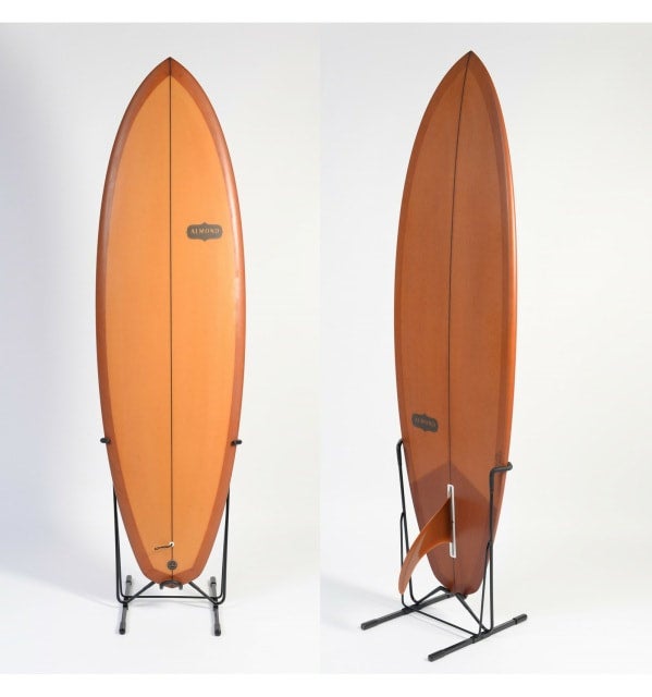 Surfboard floor rack top