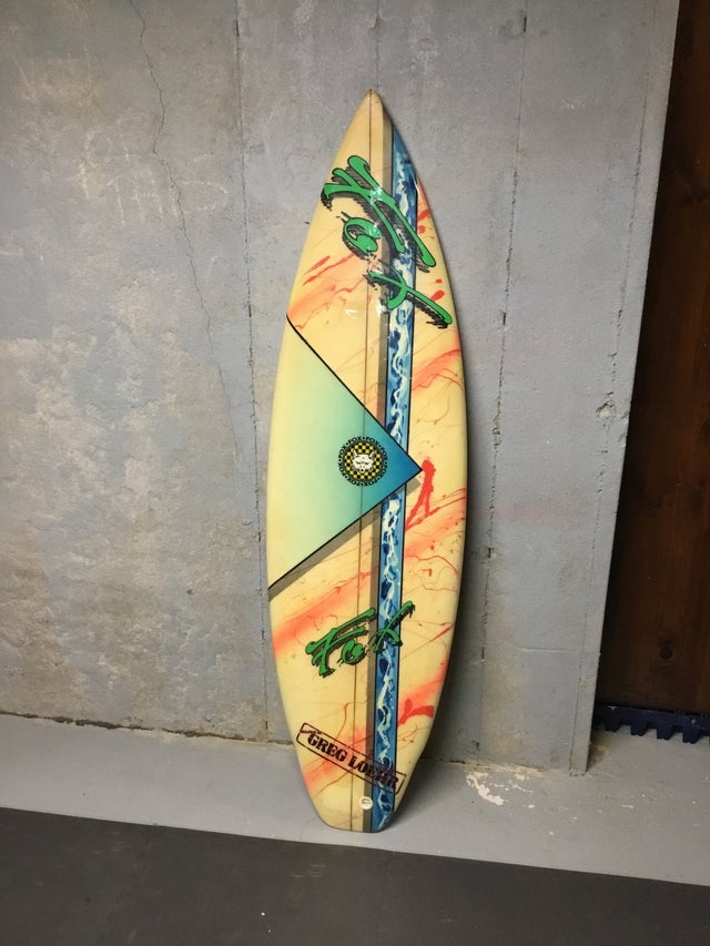 Wave Tex surfboard on fins vintage サーフィン・ボディボード