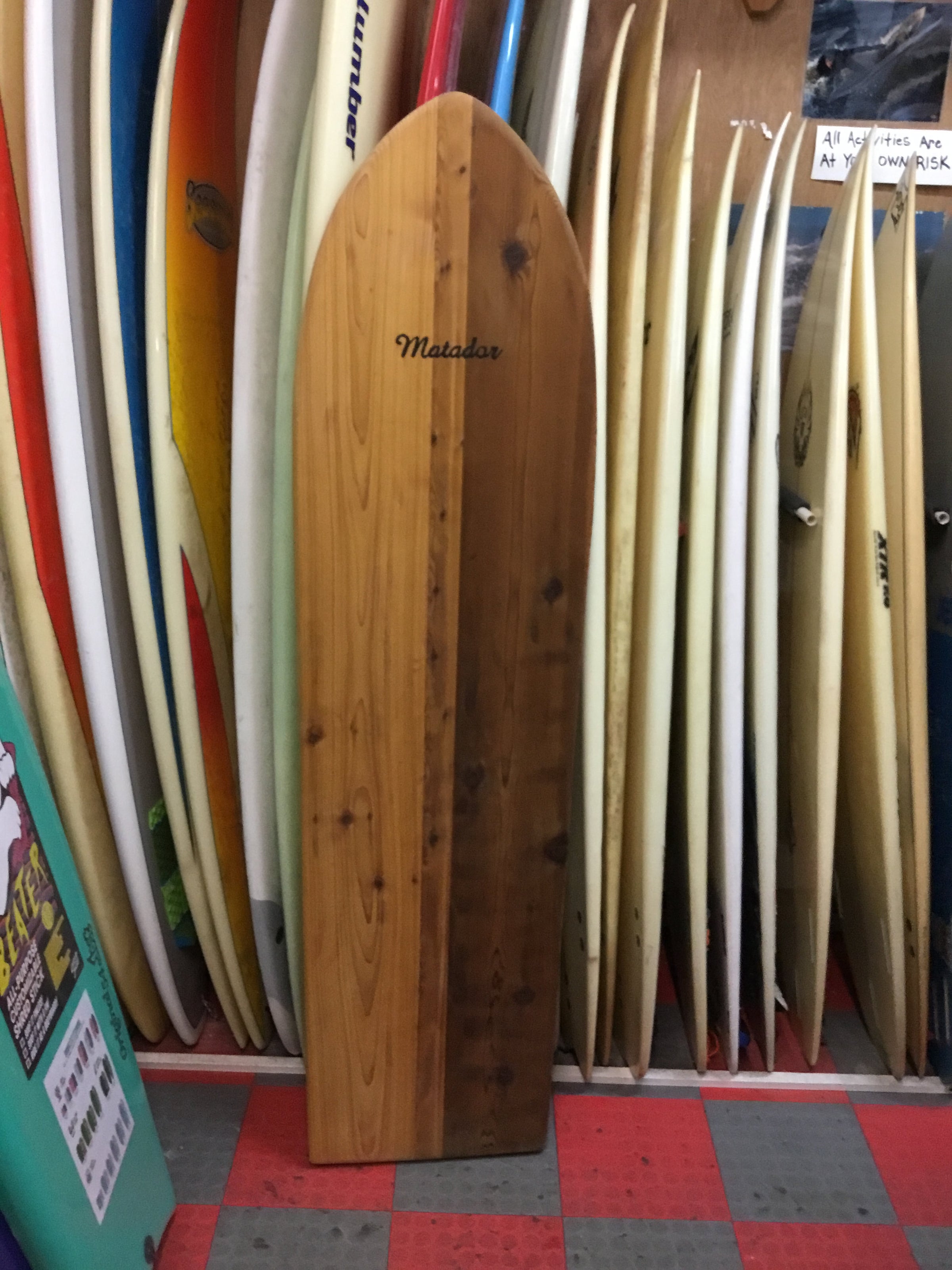 Alaia wood surfboard MATADOR SURF CO